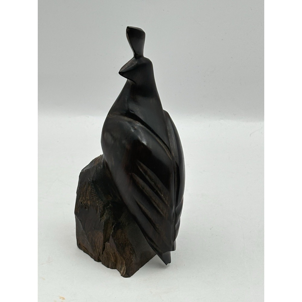 Ironwood Carved Quail Partridge Bird 7" Tall Heavy Lodge Hunting Decor